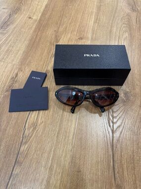 Prada Irregular Shape Sunglasses